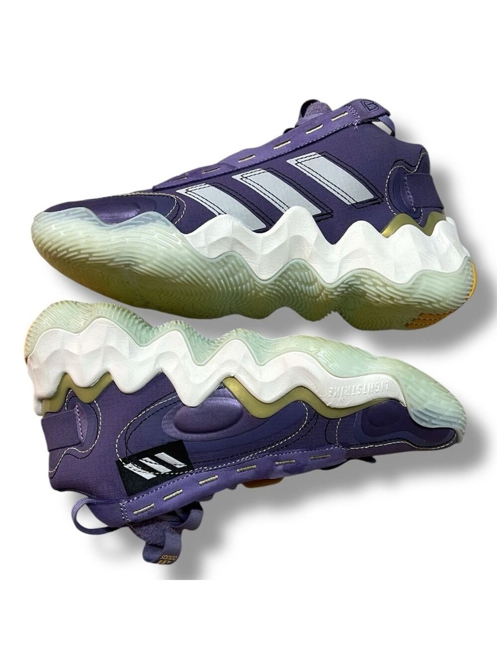 Adidas Exhibit B Candace Parker Mid Basketball Shoes Sneakers Size 10 Women’s - Picture 7 of 12
